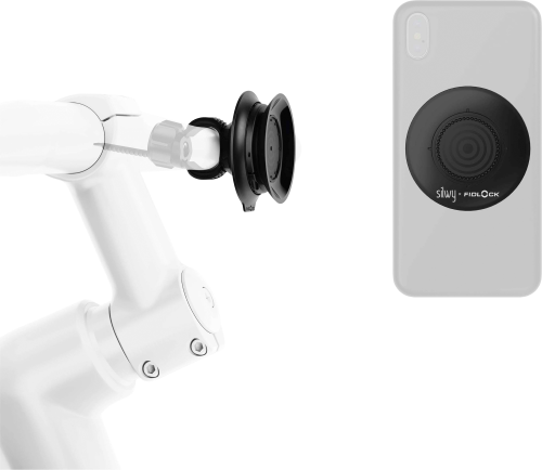 Silwy x Fidlock MAGNET-Vakuum-Handyhalterung Universal für Fahrräder inkl. Magnet-Vakuum Patch - Halterungen & Fächer