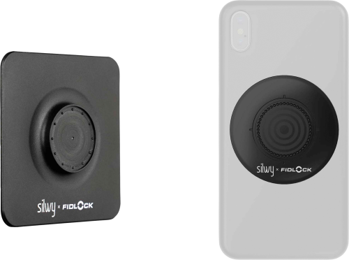 Silwy x Fidlock MAGNET-Vakuum Patch Magnetaufkleber bei Handys und Tablets für Silwy x Fidlock Halterungen inkl. Sticky Base Halterung - Halterungen & Fächer