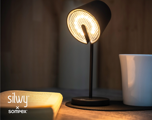 Silwy x Sompex Magnet Leuchte Portofino mit Platzset Black - Einbauleuchten & Leuchtmittel