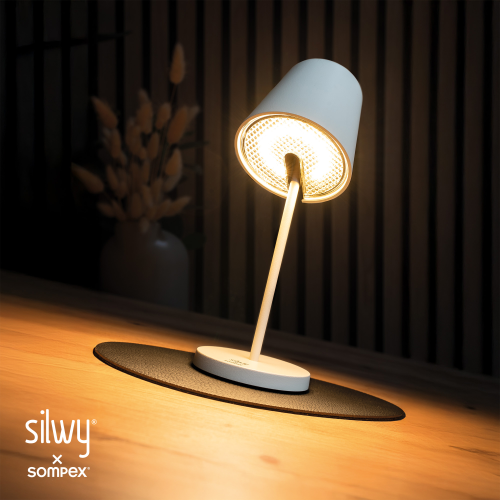 Silwy x Sompex Magnet Leuchte Portofino mit Platzset White - Einbauleuchten & Leuchtmittel