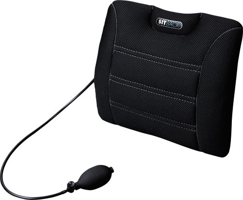 Sitback Air Living Fahrzeug Rückenkissen 31 x 26 cm 3D Black - Kissen & Decken