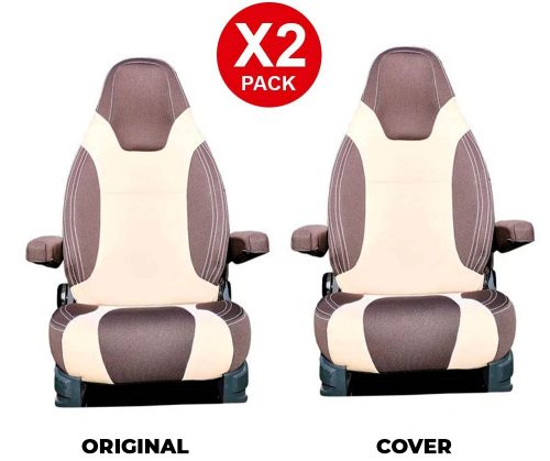 Sitzbezüge Capitan 2 Stück Fiat Ducato, Citroën Jumper, Peugeot Boxer Bj. 2006 - 2020 - Sitze von KFoam