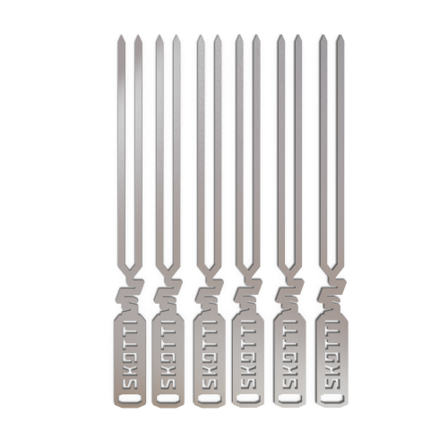 Skotti Grillspieße Pikes für Skotti Grill 6 Stück / 28 cm - Grillbesteck