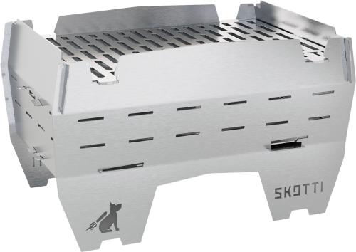 Skotti Tischgrill Mini für Holz / Gas / Holzkohle - Holzkohlegrills