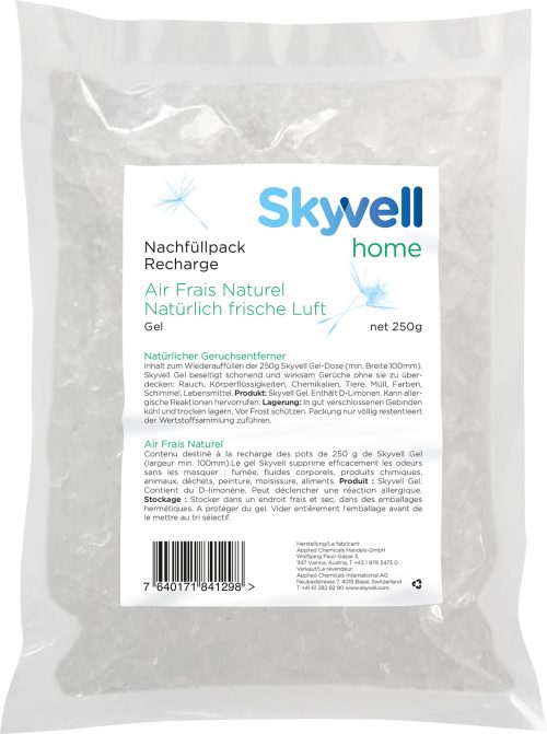 Skyvell Home Gel Nachfüllpack für Geruchsentferner 250 g - Wäsche & Trocknen