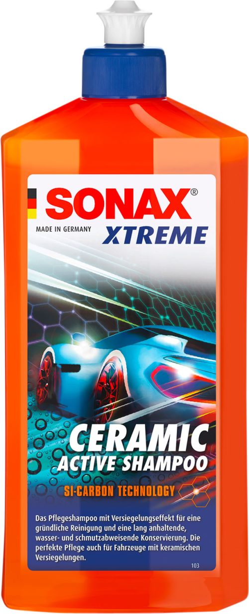 Sonax XTREME Ceramic Active Fahrzeug Pflegeshampoo 500 ml - Außenbereich & Lack