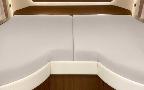 Spannbetttuch Set 2-teilig mit Einschnitt Einstieg Basalt - Spannbetttücher & Bettwäsche von Bettwaren-Shop