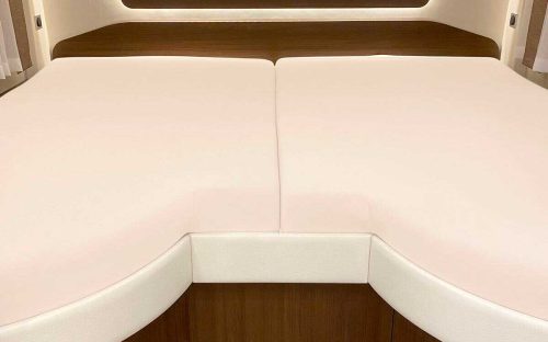 Spannbetttuch Set 2-teilig mit Einschnitt Einstieg Wollweiß - Spannbetttücher & Bettwäsche von Bettwaren-Shop