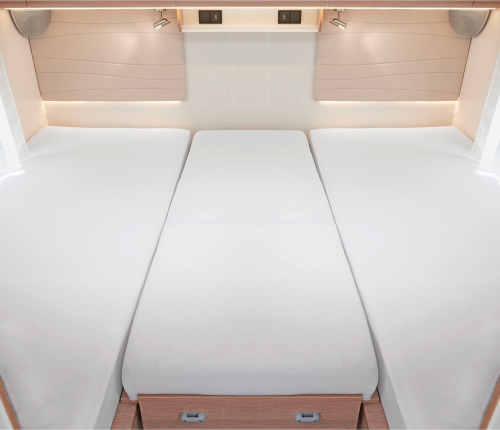 Spannbetttuch Set 3 teilig für Heckbetten silber - Spannbetttücher & Bettwäsche von Bettwaren-Shop