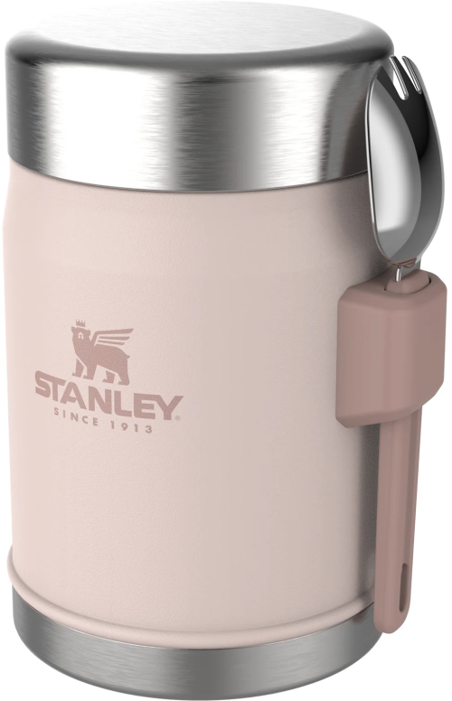 Stanley Classic Legendary Food Jar Isolierbehälter 0,4 Liter mit Spork Rose Quartz - Lebensmittelbehälter / Vorratsdosen von Stanley 1913