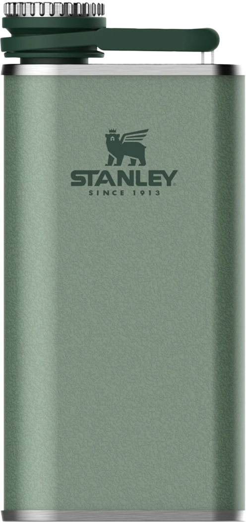 Stanley Flachmann Classic Easy Fill Wide Mouth Flask 230 ml Hammertone Green - Trinkflaschen von Stanley 1913