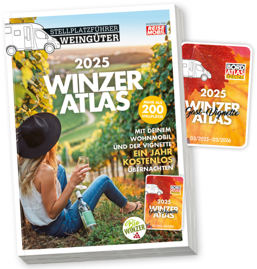 Stellplatzführer Weingüter Winzeratlas 2025  - Campingführer von Reisemobil International