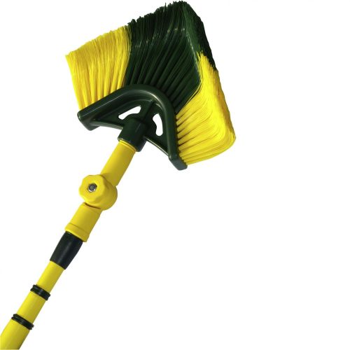 Steuber Dreiecksbesen mit Teleskopstiel / Teleskopbesen 3,9 Meter - Imprägnieren, Reinigen, Pflegen