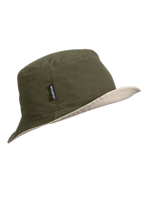 Stöhr Reversible Unisex Hut  dunkelgrün L-XL - Hüte & Mützen