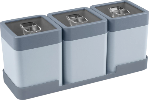 Sunware Sigma Dry food Set 0,6 Liter mit Tray dunkelblau - Lebensmittelbehälter / Vorratsdosen