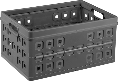 Sunware Square Klappbox anthrazit 32 Liter  - Aufbewahrungs- & Transportbehälter