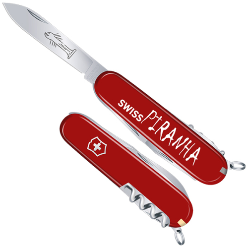 Swiss Piranha Victorinox Taschenmesser mit 13  Funktionen - Outdoor Messer