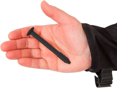 SwissPiranha BF90 Zelthering schwarz 9,7 cm 10er Set im Beutel - Zeltheringe & Abspannmaterial von Swiss Piranha