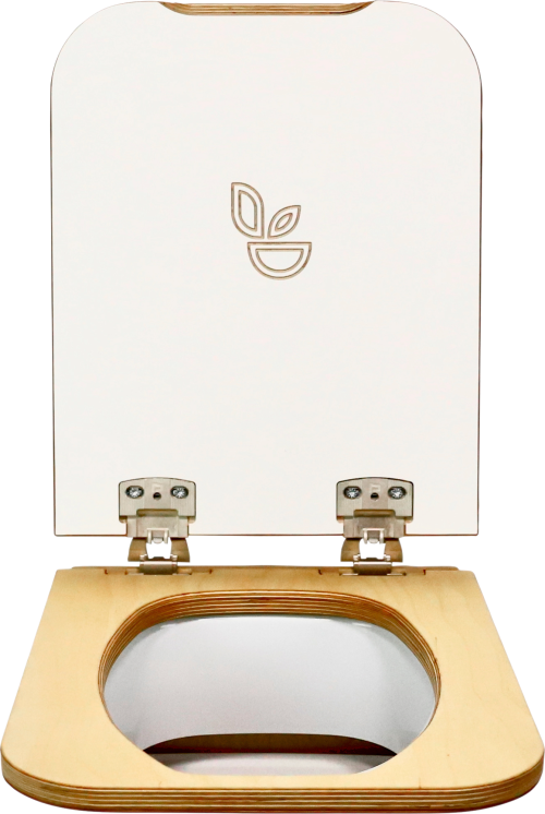 TRELINO Timber Trenntoilette M weiß - Trenntoiletten