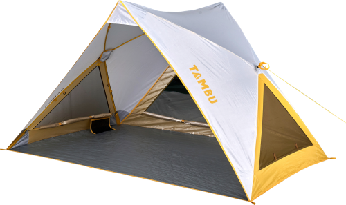 Tambu Barga Quick Set Up Strandmuschel 148 × 210 × 122 cm - Strandmuscheln