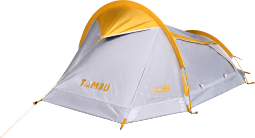 Tambu Robi 2 Tunnelzelt extraleicht für 2 Personen aus recyceltem Polyester 2.000 mm Wassersäule - 2-Personen Zelte