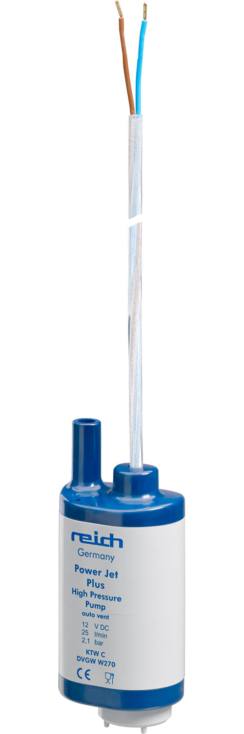 Tauchpumpe Power Jet plus 12V 2,1 bar 25 l/min - Wasserpumpen von Reich