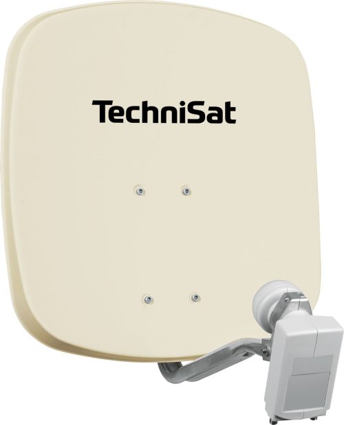 TechniSat DigiDish 45 Sat-Antenne (Universal-Twin-LNB) beige - Camping-Sat-Anlagen