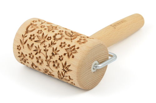 Teigrolle Flower Power, mini - Kochgeschirr-Zubehör von Folkroll