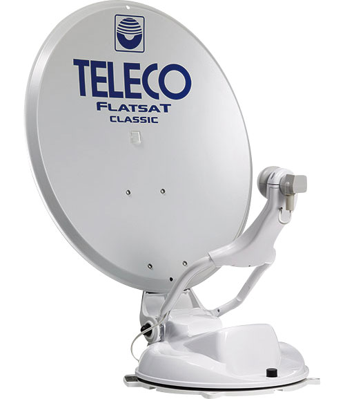 Teleco FlatSat Classic BT 50 vollautomatische Sat-Anlage mit Bedienpanel - Camping-Sat-Anlagen