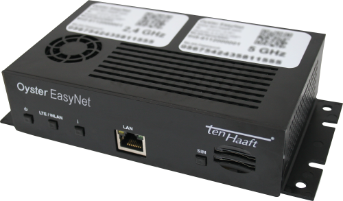 Ten Haaft GmbH Oyster Außenantenne EasyNet inklusive Steuergerät Gewindelänge 45 mm - 5G-/LTE-Antennen