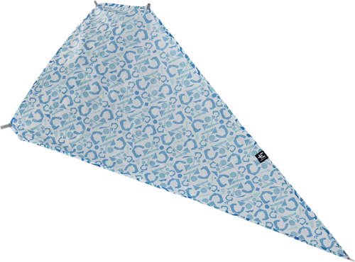 Terra Nation Ata Reka Seitenteil Blau - Strandmuscheln