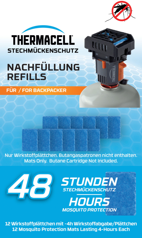 Thermacell M-48 Nachfüllpack PT-19 Backpacker 48 Stunden - Insektenabwehr & Mückenschutz