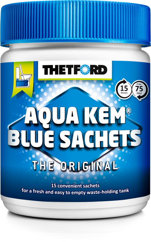 Thetford Aqua Kem Blue Sachets Sanitärzusatz 15 Tabs  - Sanitärzusätze & -flüssigkeiten