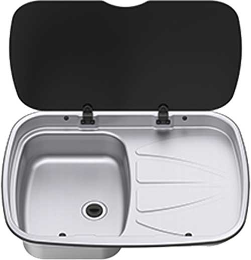 Thetford Argent Sink Spülbecken Links 9,6 Liter - Spülbecken