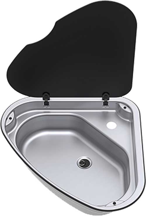 Thetford Basic Line 33 Spülbecken dreieckig 8.7 Liter - Spülbecken