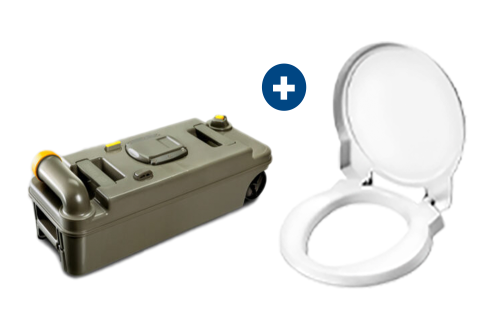 Thetford Fresh-Up Set C2 / C3 / C4 Serie Toiletten-Aufbereitungsset 2 teilig rechtes Modell - Fäkalientanks