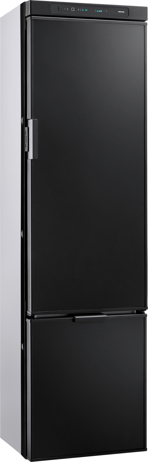 Thetford N4141-E+ Absorberkühlschrank / Schmaler Standkühlschrank / 141 Liter / Betrieb mit Gas / 12V / 230V mit LED-Display - Standkühlschränke