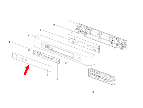 Thetford SR Aufkleber für N4000-Serie mit LCD-Anzeige Kühlschränke - Ersatzteile Haushalt