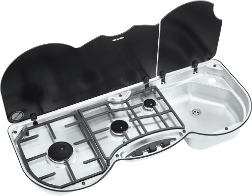 Thetford Serie 353 Kombinationseinheit Brenner und Spülbecken Rechts - Koch-Spül-Kombinationen