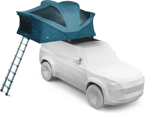 Thule Approach 2 Dachzelt für 3 PersonenGröße L dark slate - Klappdachzelte