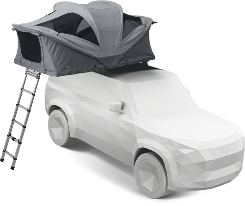 Thule Approach 2 Dachzelt für 3 PersonenGröße M ashland grey - Klappdachzelte