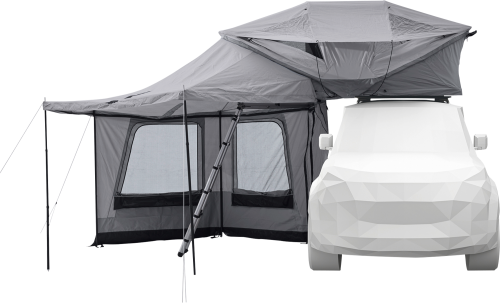 Thule Approach 2 Wände für Thule Approach 2 Markise Größe L ashland grey - Vorzelte & Zubehör für Dachzelte