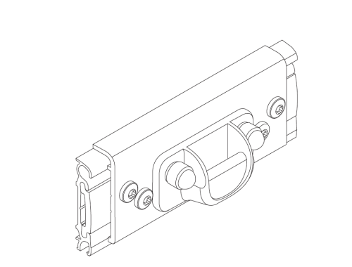 Thule Bike Rack Adapter Fahrradträgeradapter für Dethleffs, Carado & Sunlight - Ersatzteile Thule Fahrradträger