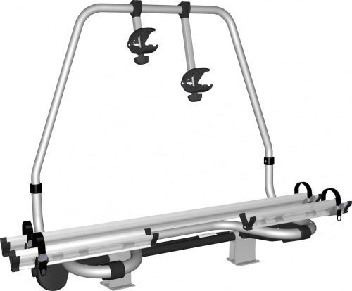 Thule Caravan Smart Deichsel Fahrradträger für 2 Fahrräder, E-Bike geeignet - Deichsel-Fahrradträger