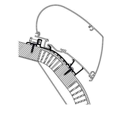 Thule Carthago C-Line ≥ 2014 - Markisenadapter