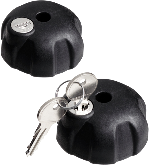 Thule Drehgriff abschließbar für Abstandshalter geeignet für Elite G2 / Sport G2 / Caravan Smart / Superb Fahrradträger - Fahrradträger-Zubehör