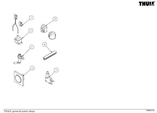 Thule Endkappen-Satz  - Ersatzteile Fahrzeug