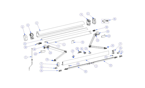 Thule Endkappen (für Typ 4900) - Ersatzteile Fahrzeug
