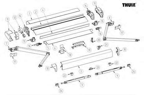 Thule Endplatte passend zu Omnistor 620 - Ersatzteile Zelte & Markisen
