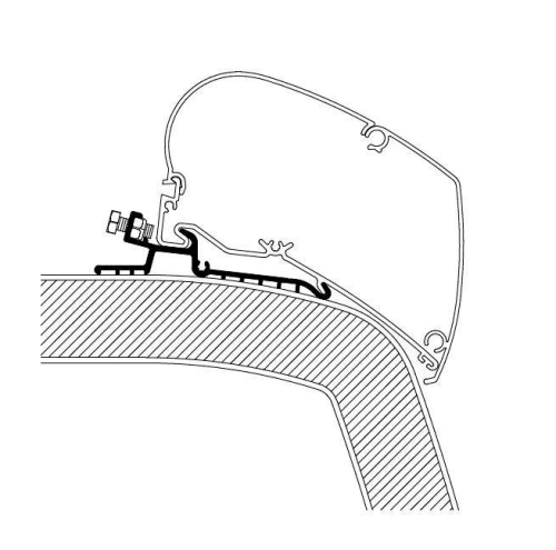 Thule Markisenadapter Hymer SX 3,5m - Markisenadapter